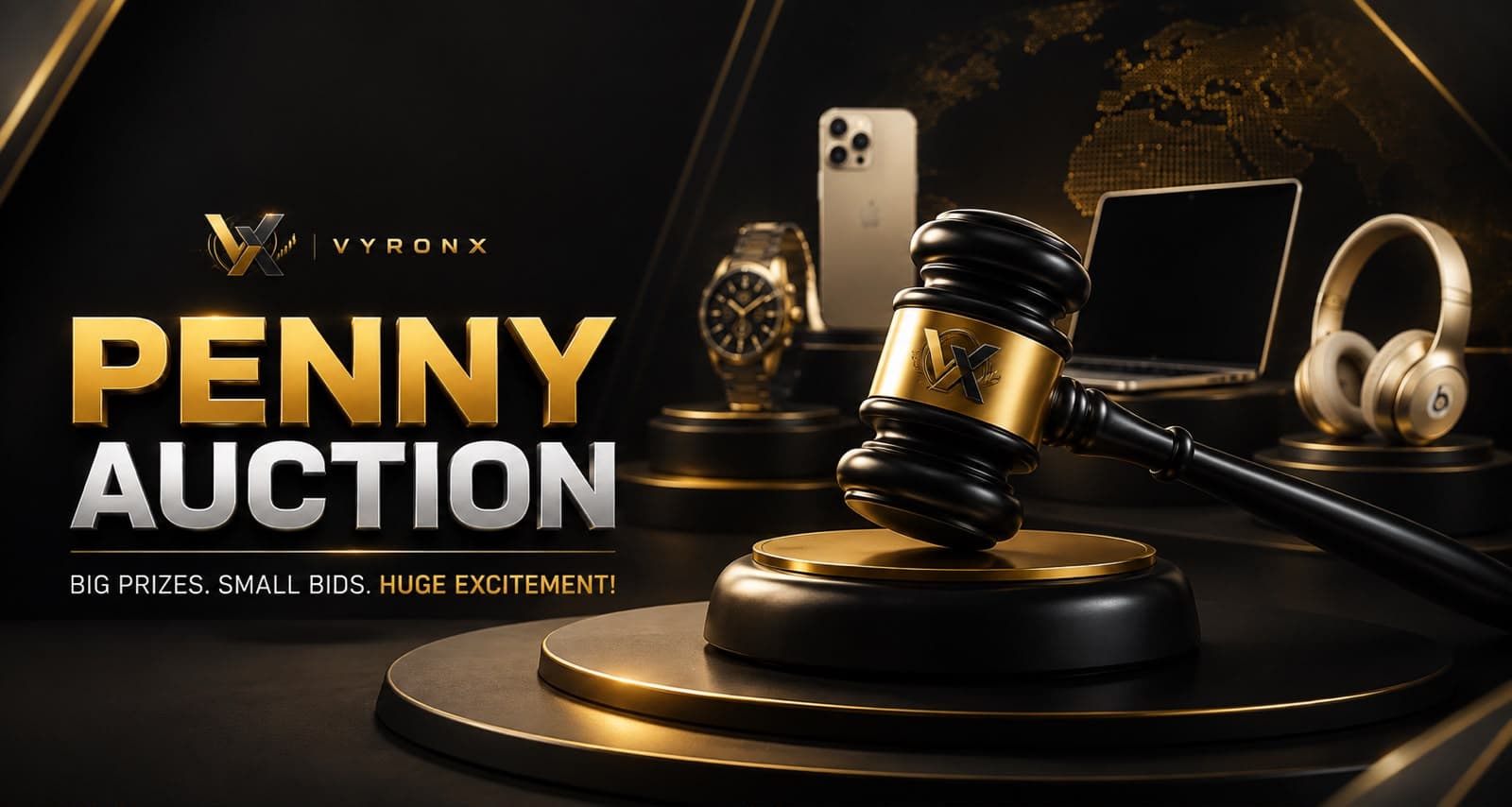 VyronX Penny Auction
